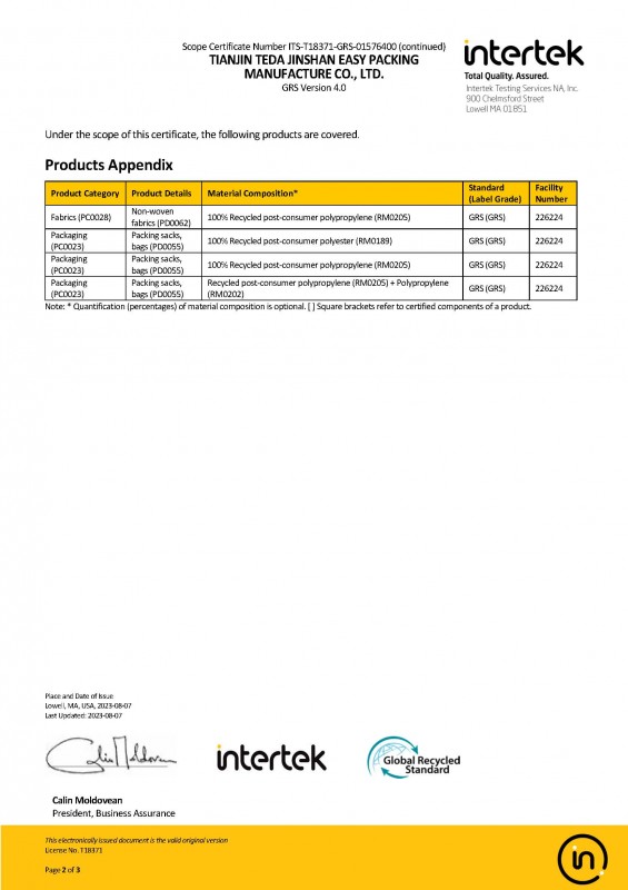  GRS-Certificate 2023-2 